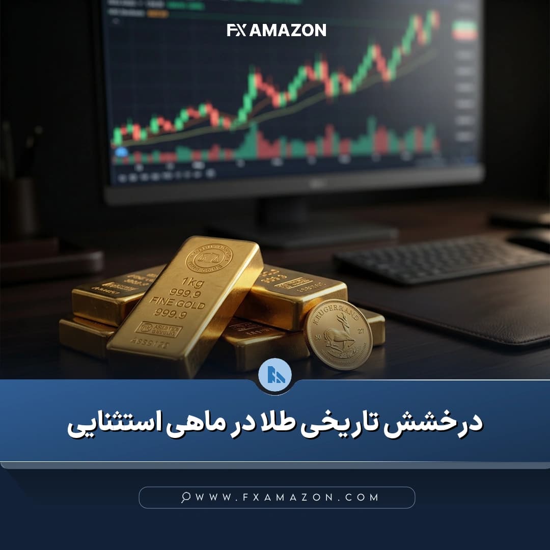 دارایی‌های مرتبط با بازار طلا در زمینه‌ای مالی، با تمرکز بر رشد کم‌سابقه ماهانه فلز زرد و بحث حفاظت مالی خانوارها
