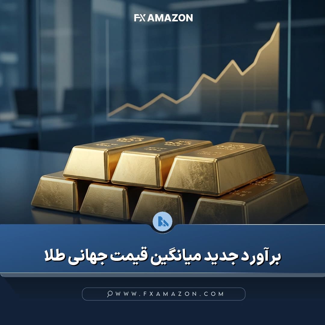 نمایش بصری مرتبط با بررسی چشمانداز قیمت طلا و پیشبینی میانگین نزدیک ۴۵۰۰ دلار برای هر اونس تا پایان سال